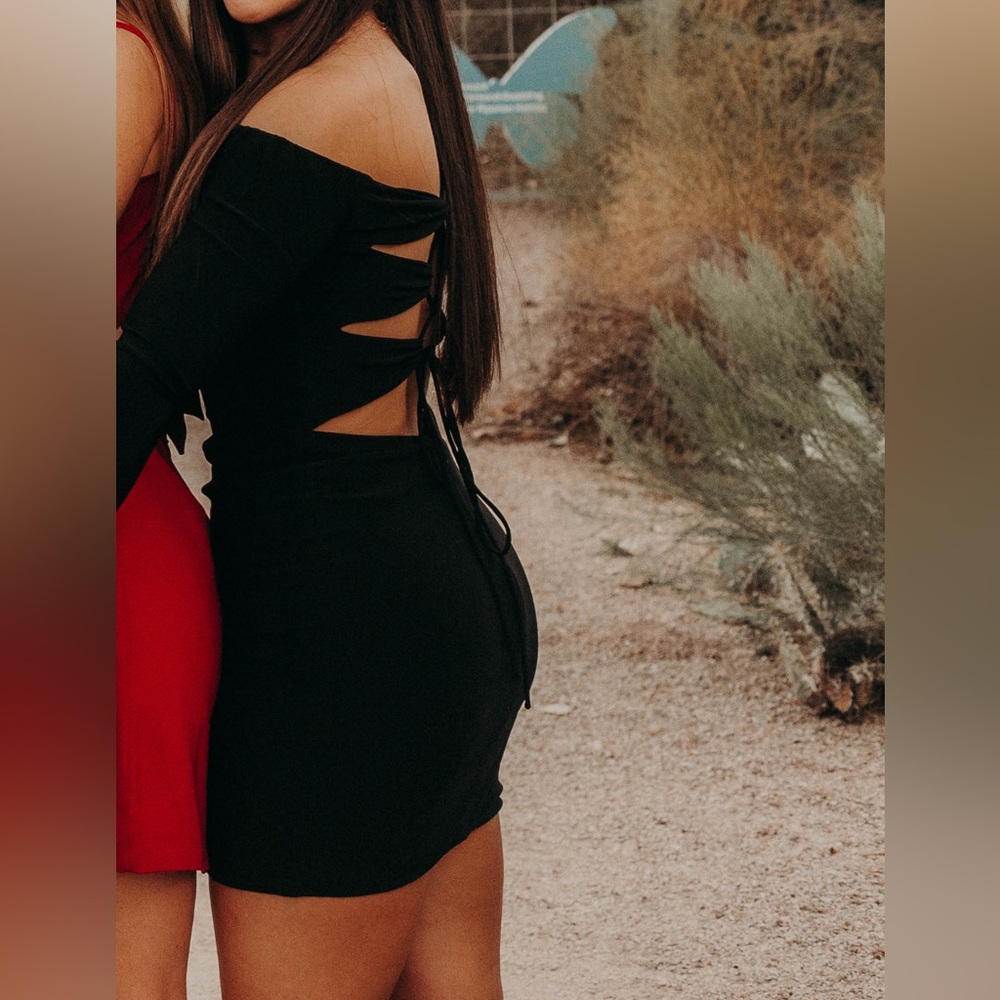 La Femme Black Dress